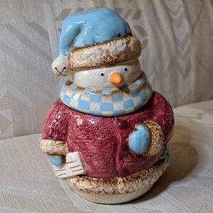 Christmas Snowman Container/ BUNDLE ONLY 2 OR MORE ITEMS